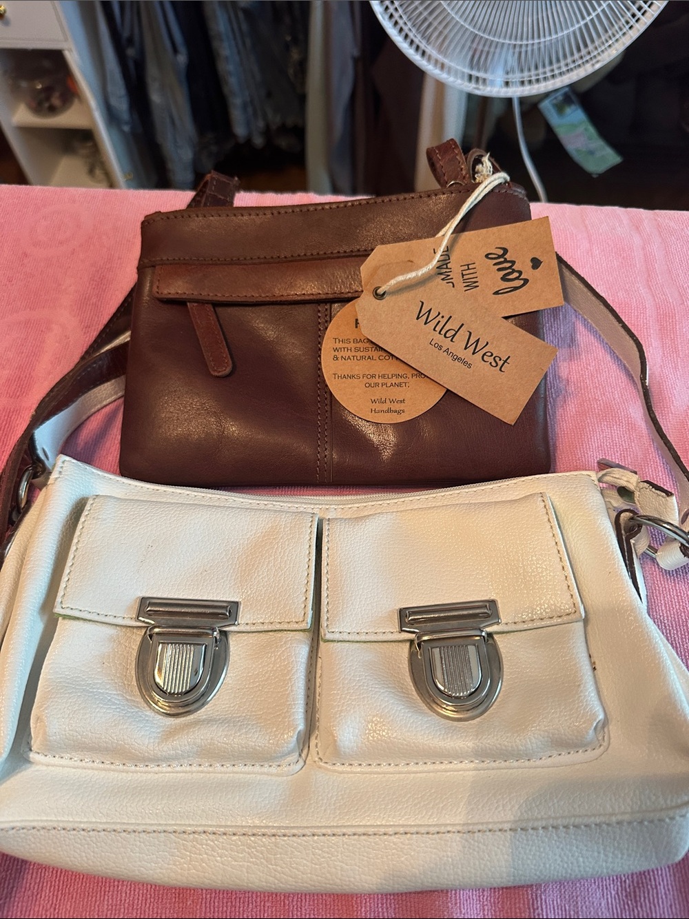 Brown Leather Crossbody Bag